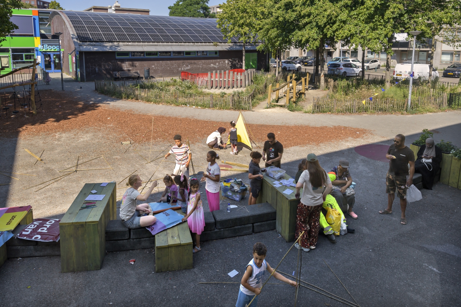 Foto Kinder Klimaat Bank van boven - foto David Rozing